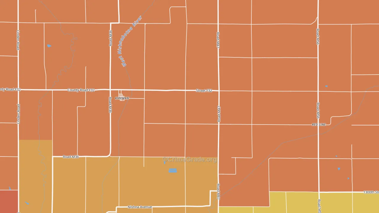 51447, IA Map of Drug-Related Crime Rates