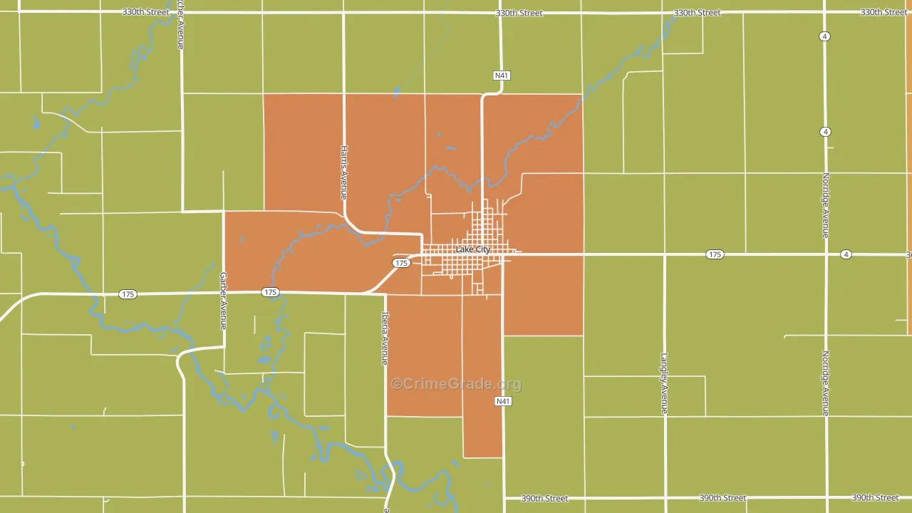 51449, IA Map of Drug-Related Crime Rates