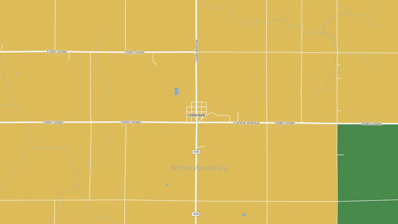 51452, IA Map of Drug-Related Crime Rates