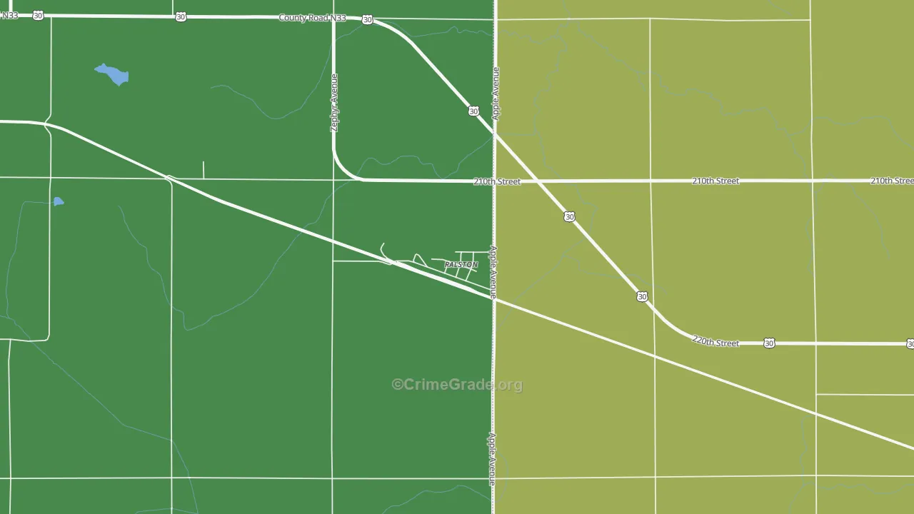 51459, IA Map of Drug-Related Crime Rates