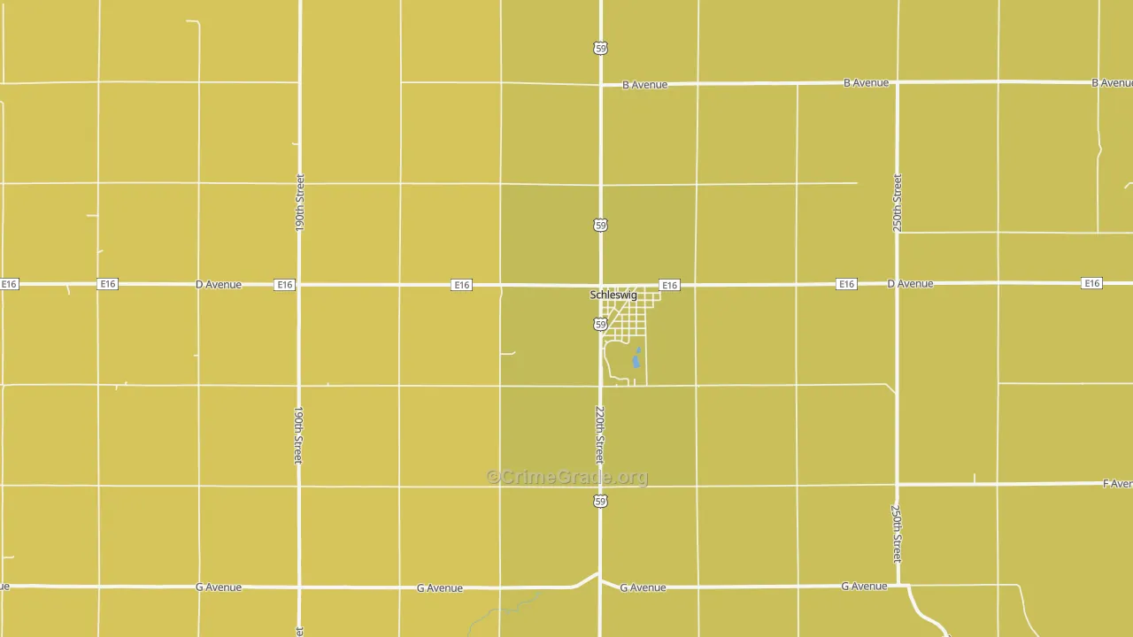 51461, IA Map of Drug-Related Crime Rates