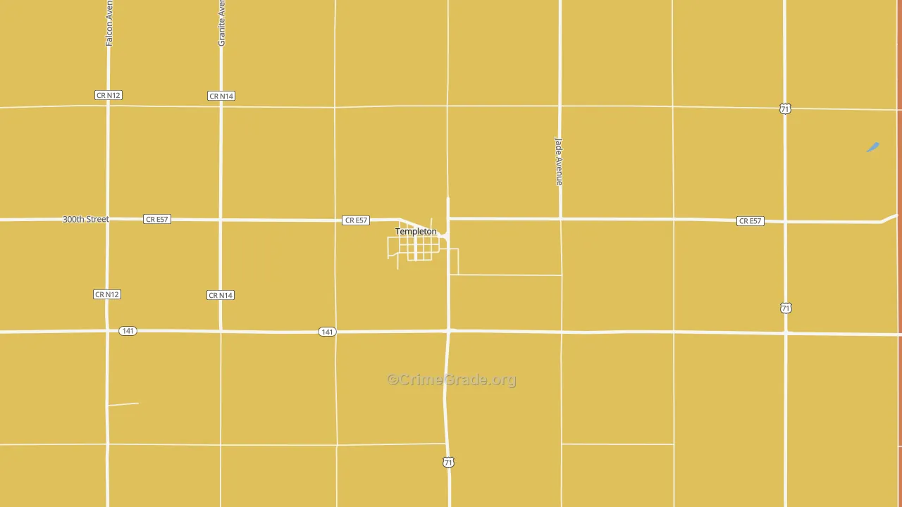 51463, IA Map of Drug-Related Crime Rates