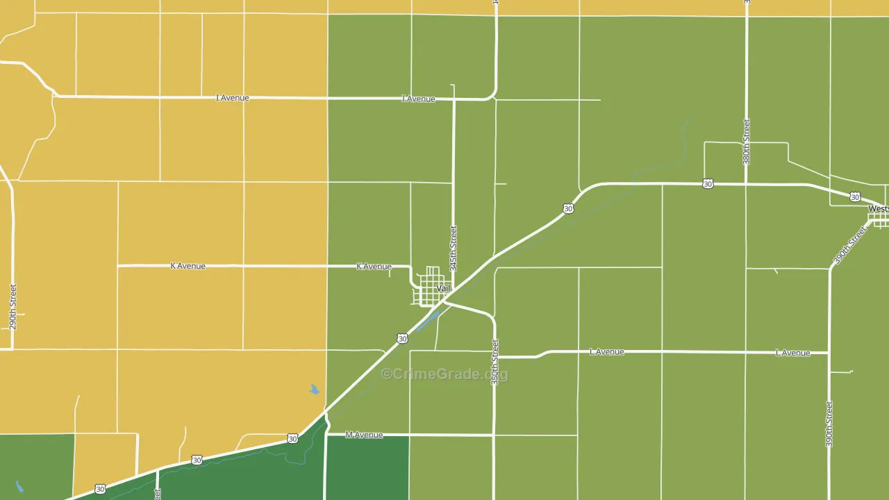 51465, IA Map of Drug-Related Crime Rates
