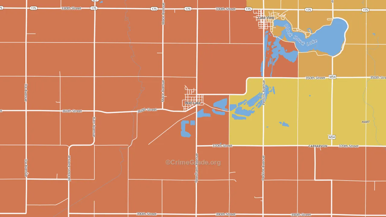 51466, IA Map of Drug-Related Crime Rates