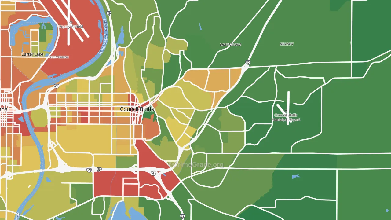 51503, IA Map of Drug-Related Crime Rates