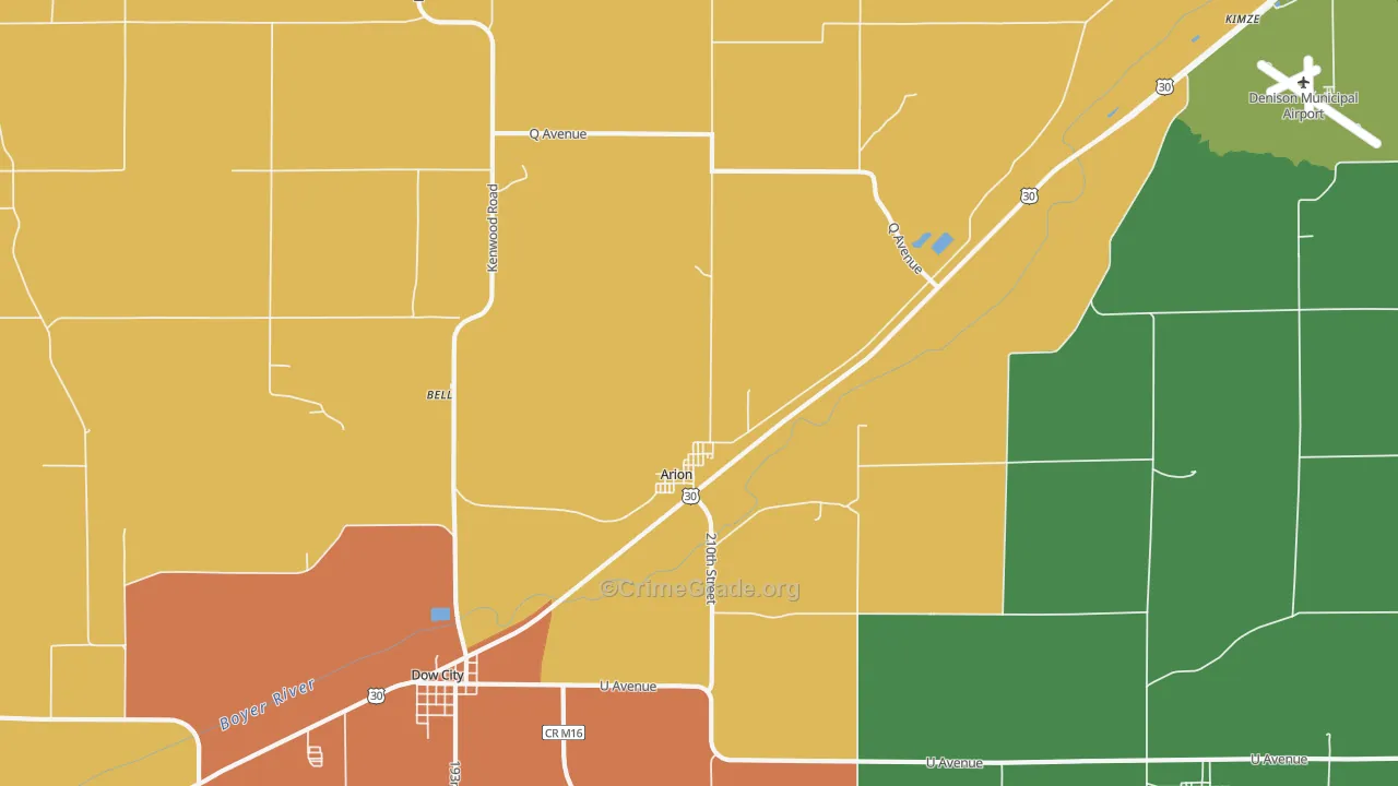 51520, IA Map of Drug-Related Crime Rates