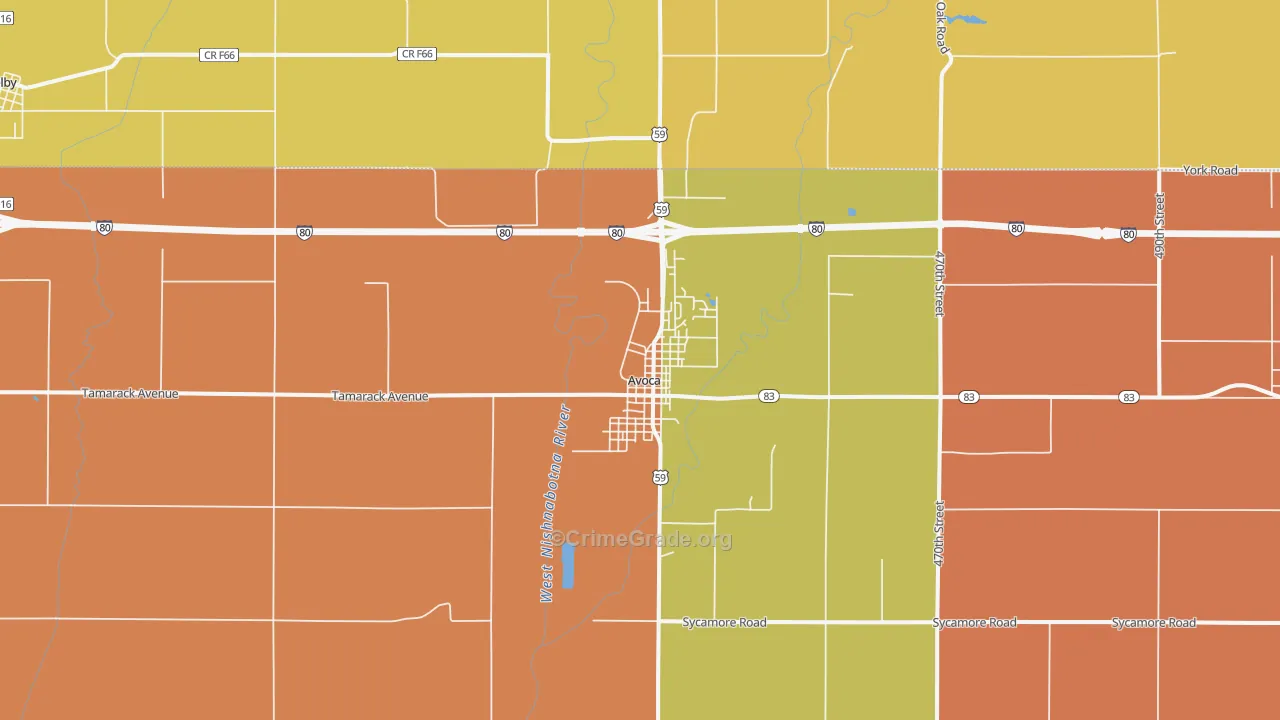 51521, IA Map of Drug-Related Crime Rates