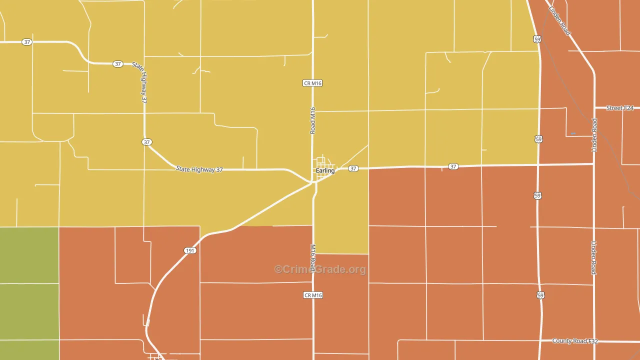 51530, IA Map of Drug-Related Crime Rates