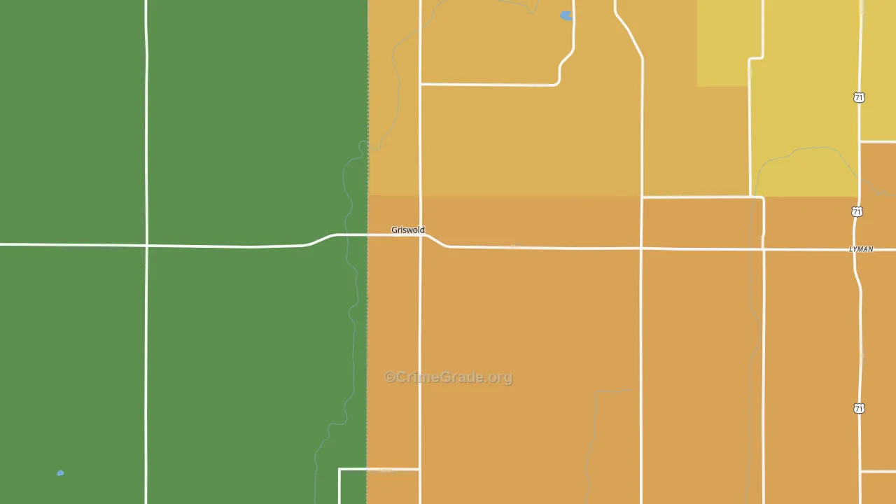 51535, IA Map of Drug-Related Crime Rates