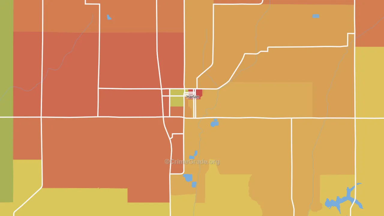 51537, IA Map of Drug-Related Crime Rates
