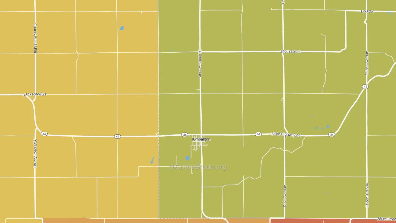 51543, IA Map of Drug-Related Crime Rates