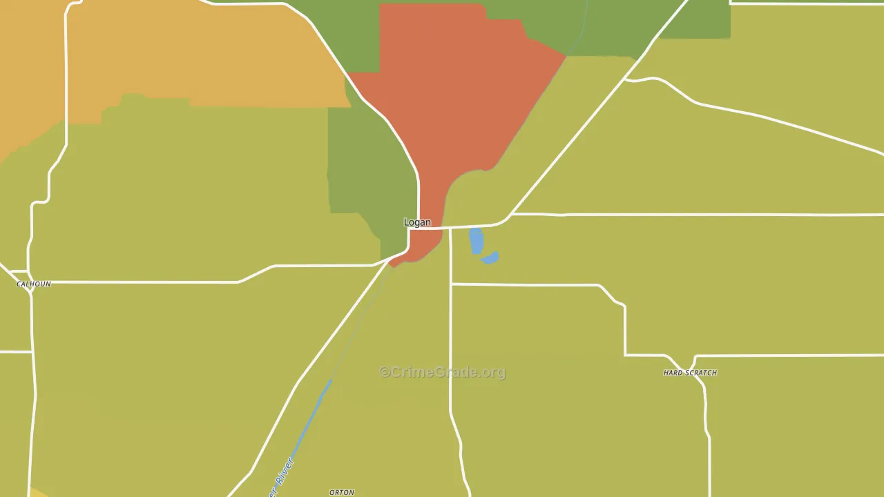 51546, IA Map of Drug-Related Crime Rates