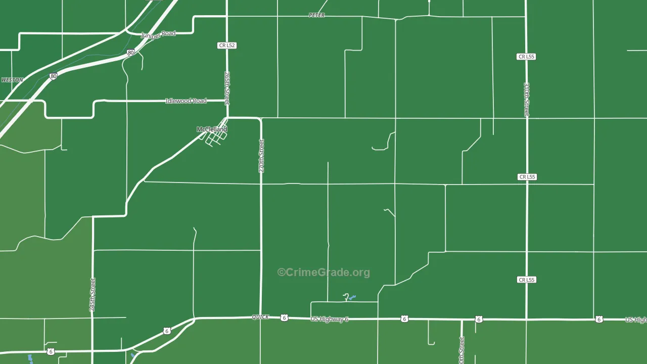 51548, IA Map of Drug-Related Crime Rates