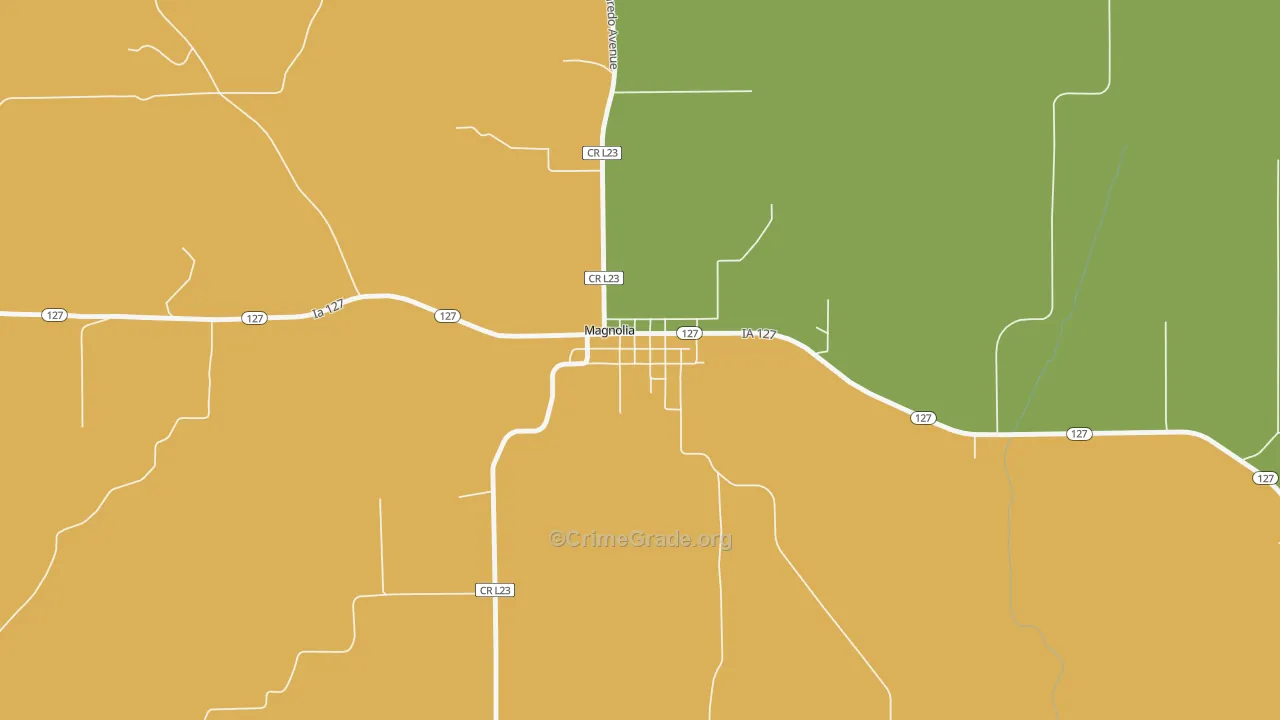 51550, IA Map of Drug-Related Crime Rates