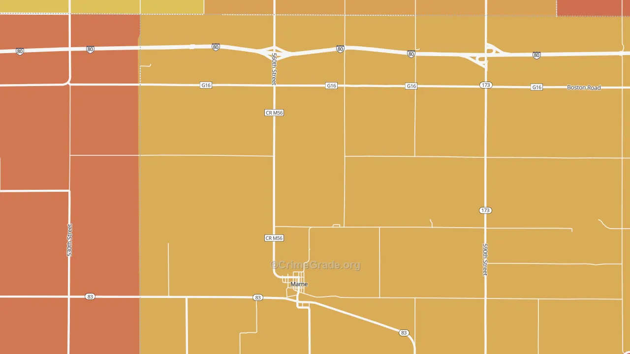 51552, IA Map of Drug-Related Crime Rates