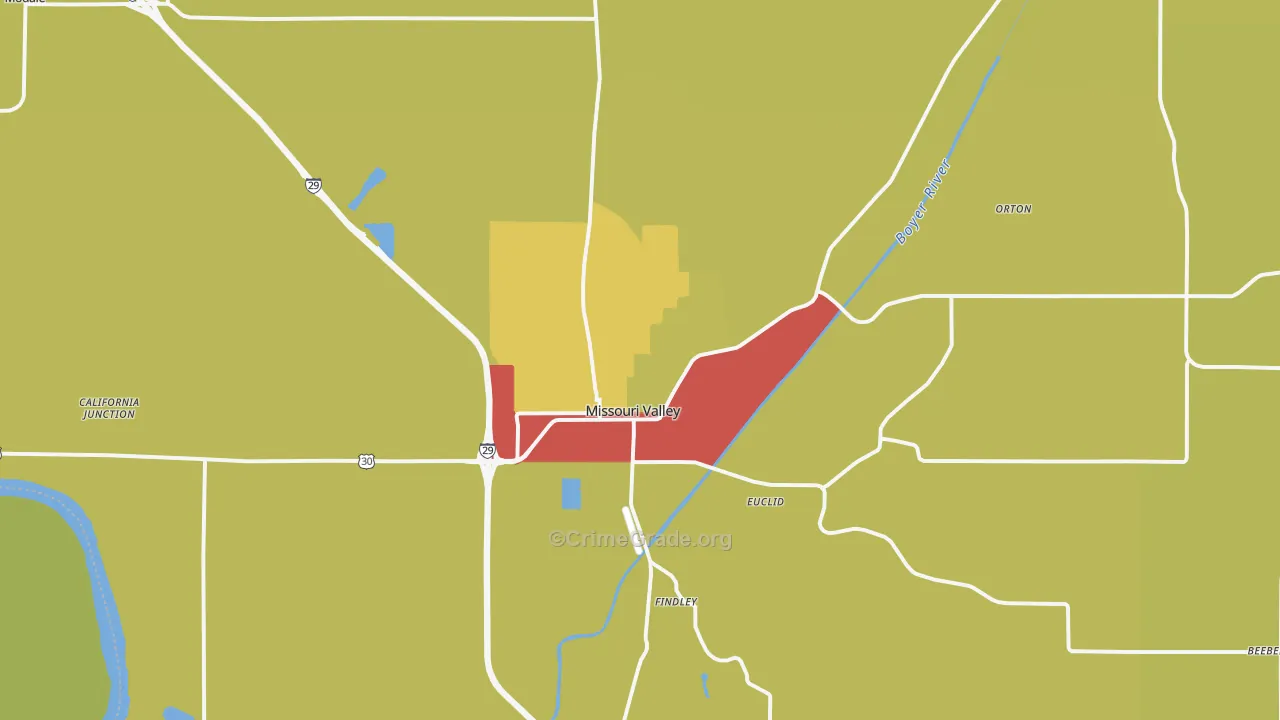 51555, IA Map of Drug-Related Crime Rates