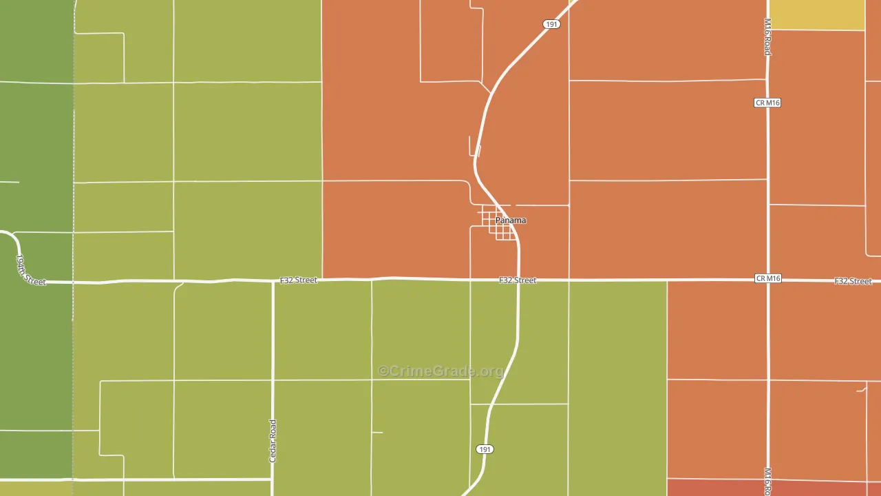 51562, IA Map of Drug-Related Crime Rates