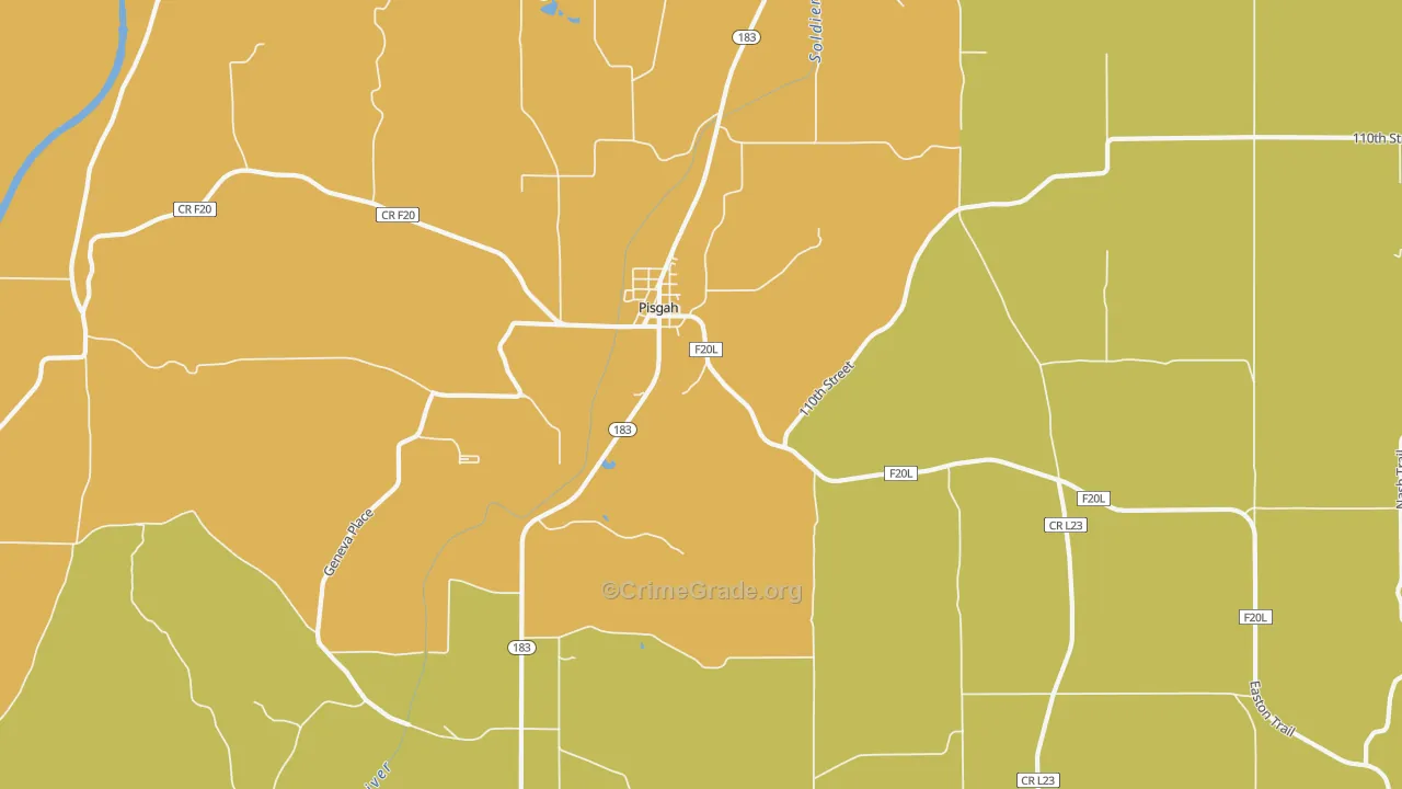 51564, IA Map of Drug-Related Crime Rates
