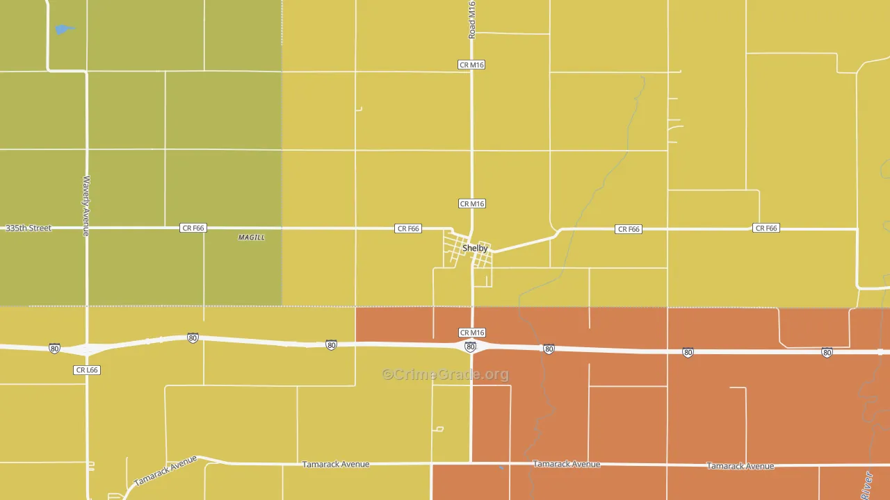 51570, IA Map of Drug-Related Crime Rates