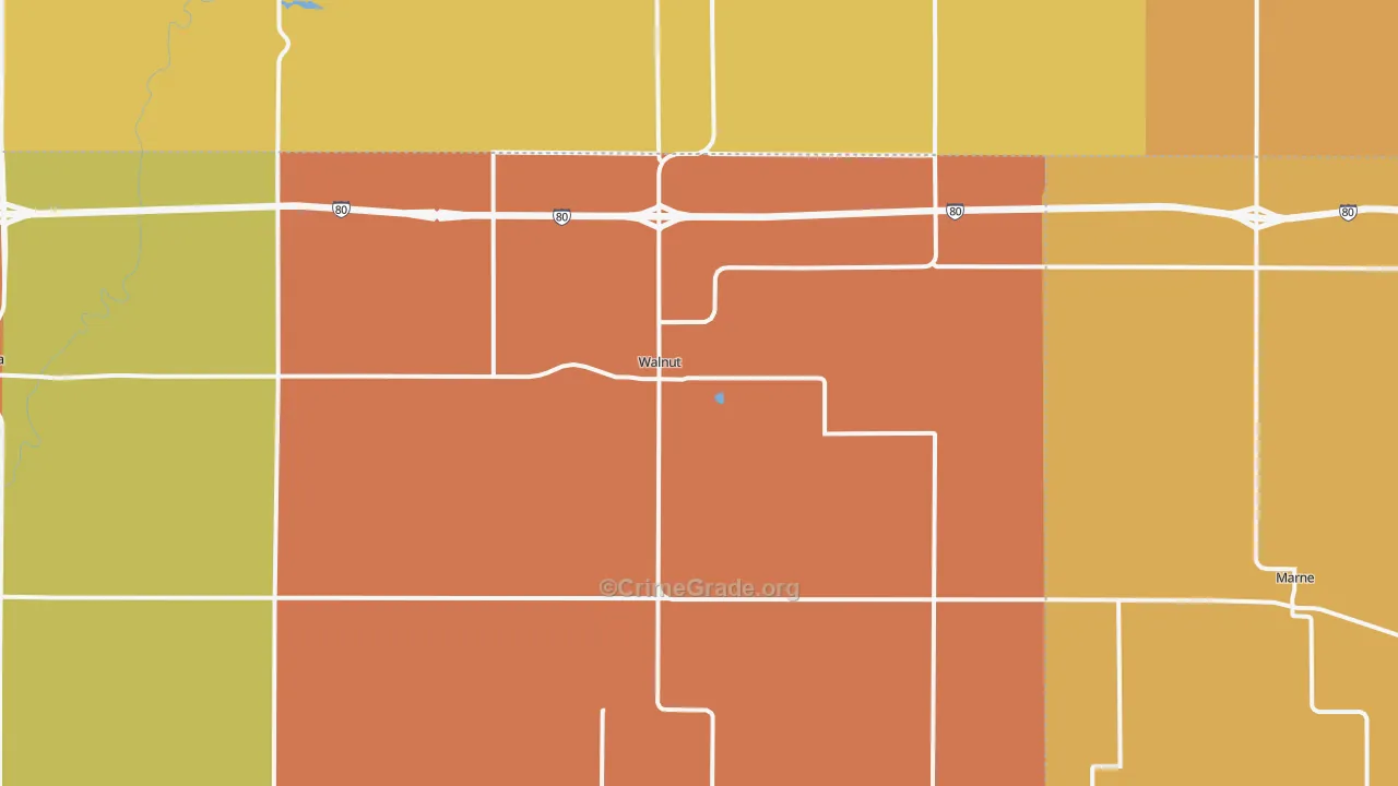 51577, IA Map of Drug-Related Crime Rates