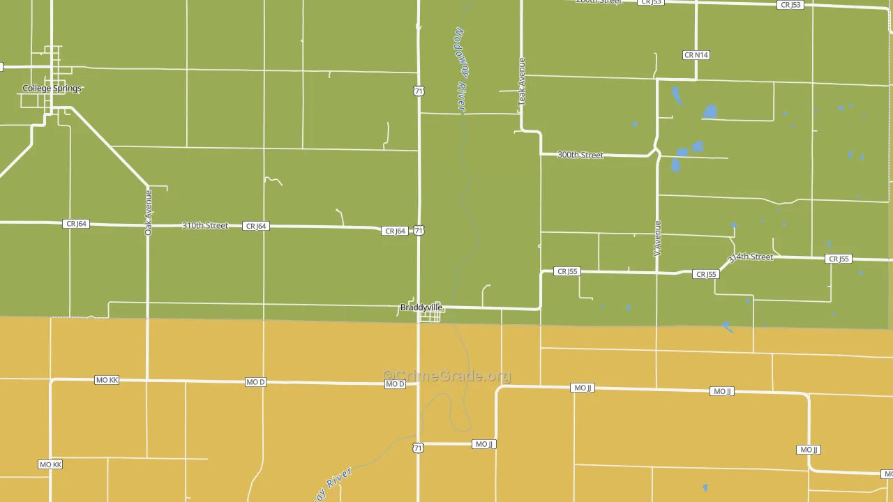 51631, IA Map of Drug-Related Crime Rates