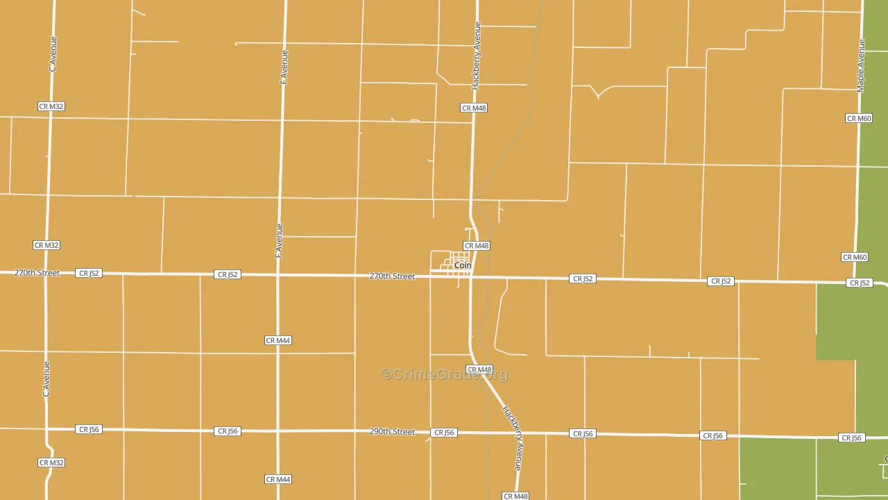 51636, IA Map of Drug-Related Crime Rates