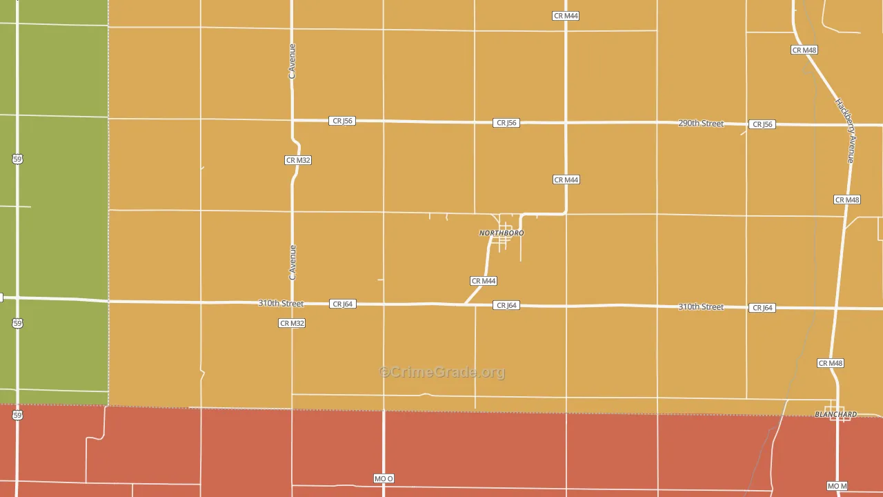 51647, IA Map of Drug-Related Crime Rates