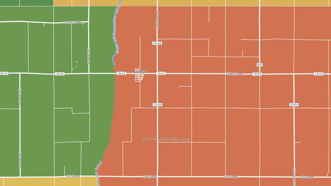 51649, IA Map of Drug-Related Crime Rates