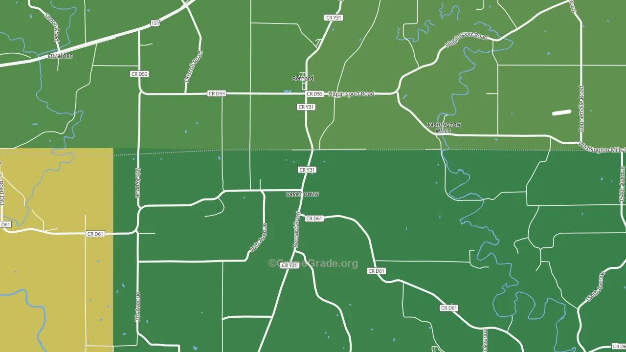 52032, IA Map of Drug-Related Crime Rates