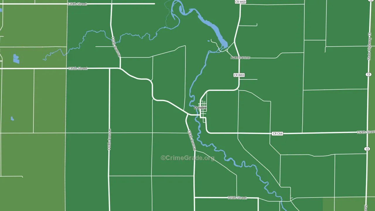 52038, IA Map of Drug-Related Crime Rates