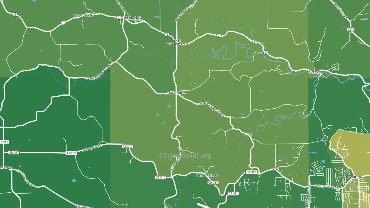52039, IA Map of Drug-Related Crime Rates