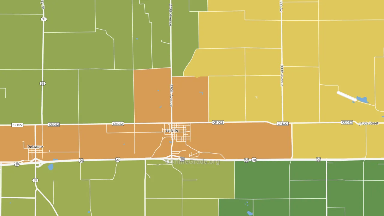52041, IA Map of Drug-Related Crime Rates