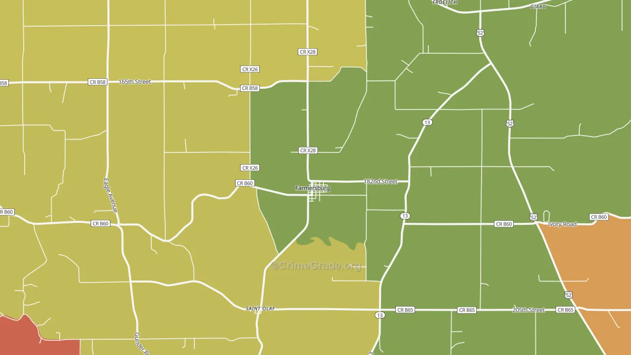 52047, IA Map of Drug-Related Crime Rates