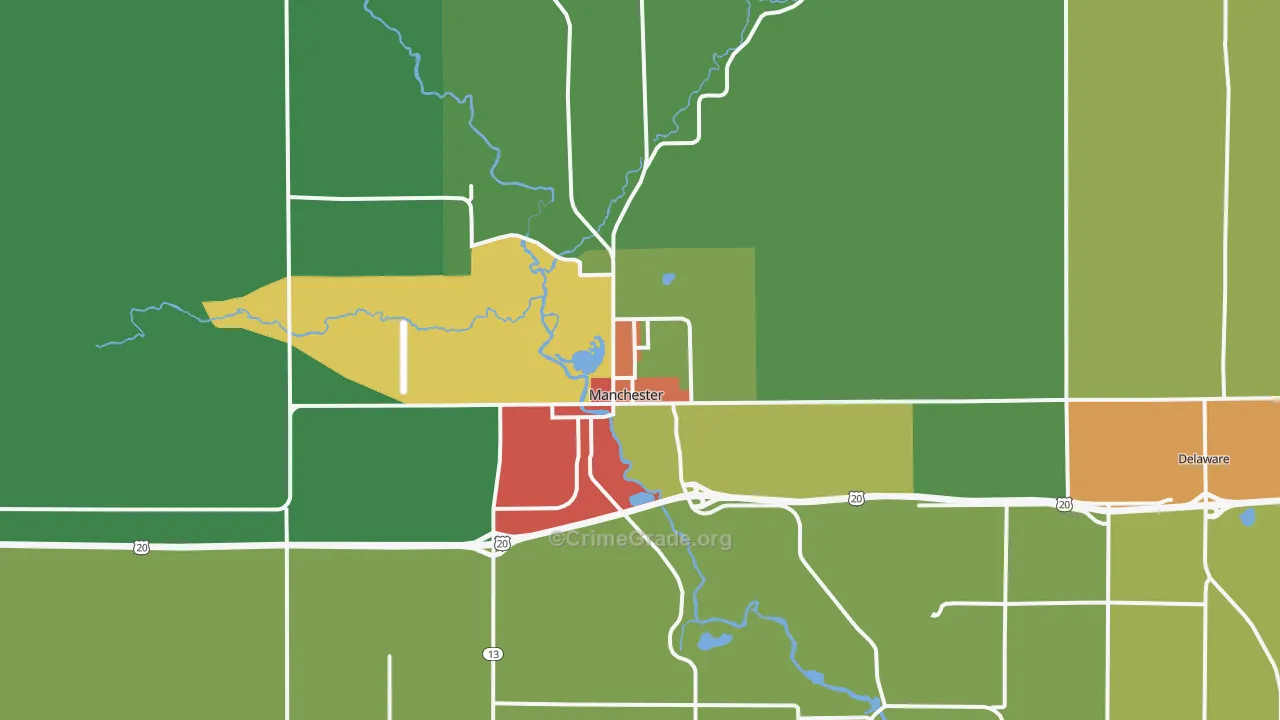 52057, IA Map of Drug-Related Crime Rates