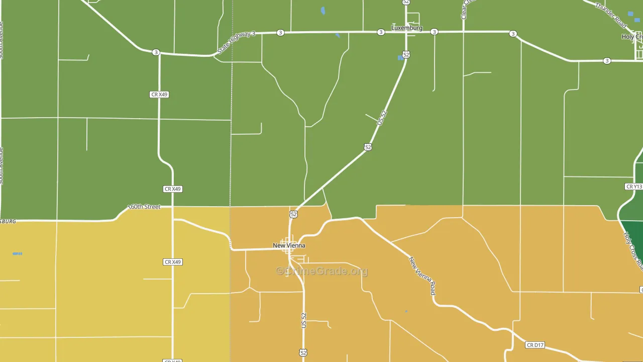 52065, IA Map of Drug-Related Crime Rates