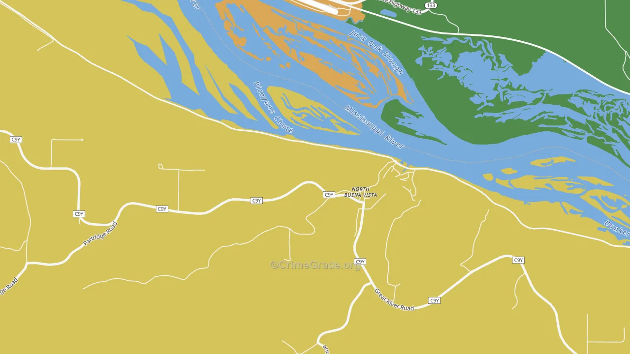 52066, IA Map of Drug-Related Crime Rates