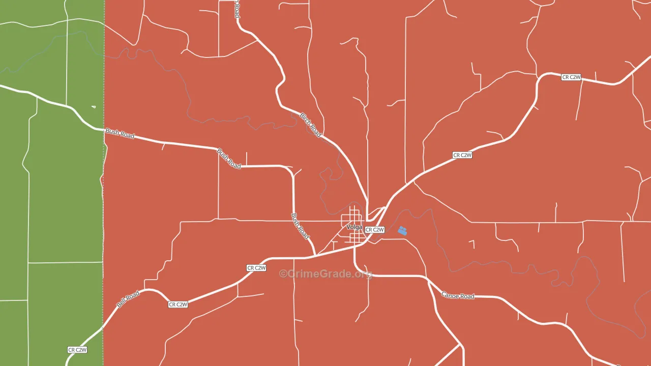 52077, IA Map of Drug-Related Crime Rates