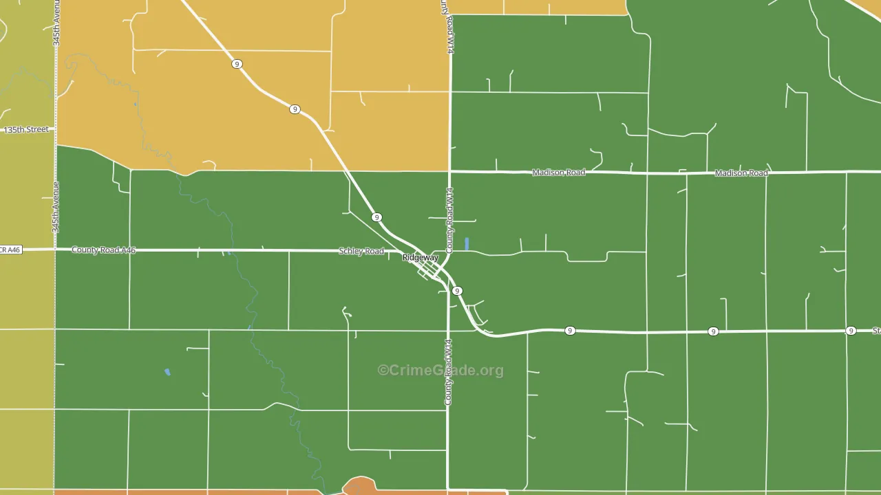 52165, IA Map of Drug-Related Crime Rates
