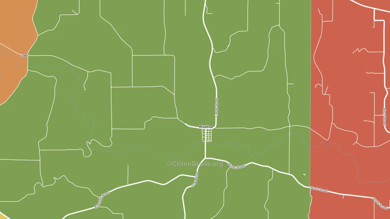 52169, IA Map of Drug-Related Crime Rates