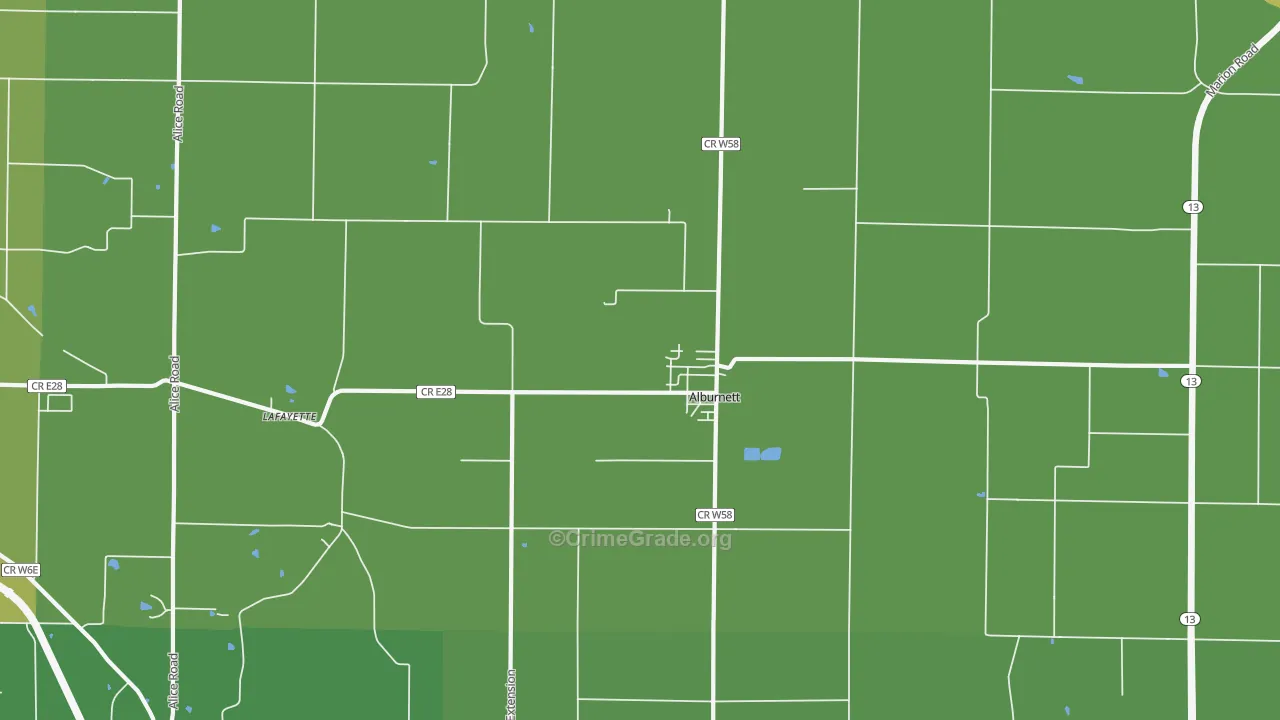 52202, IA Map of Drug-Related Crime Rates