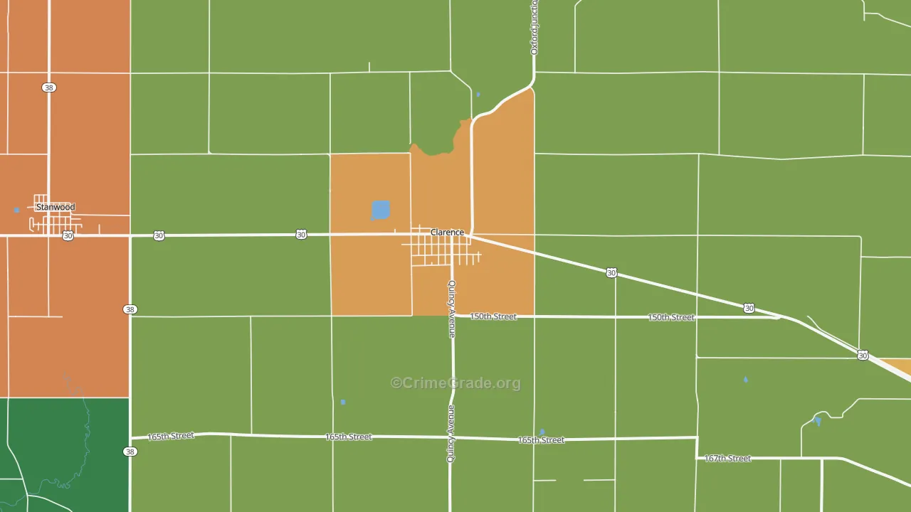 52216, IA Map of Drug-Related Crime Rates