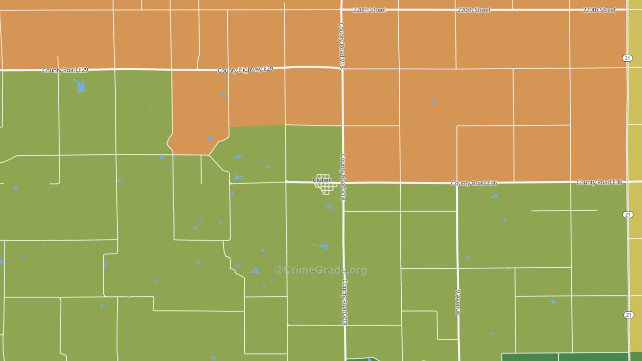 52217, IA Map of Drug-Related Crime Rates