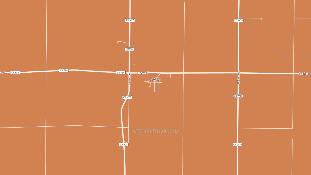 52220, IA Map of Drug-Related Crime Rates