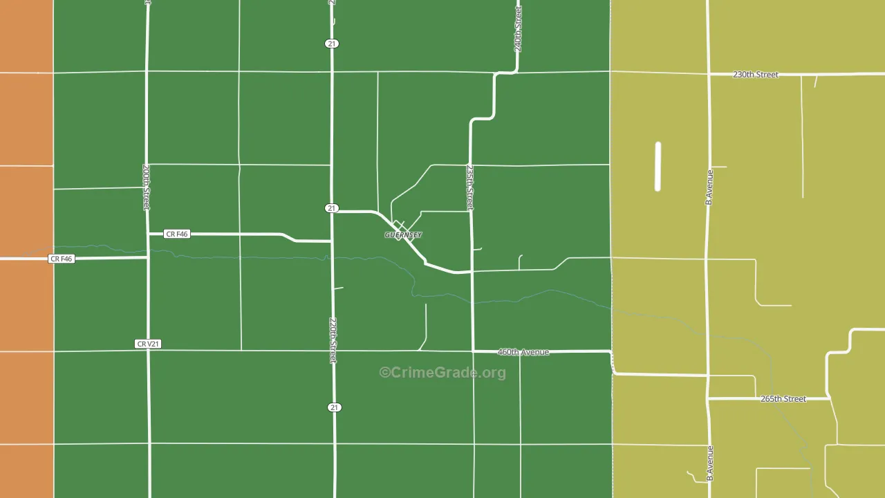 52221, IA Map of Drug-Related Crime Rates