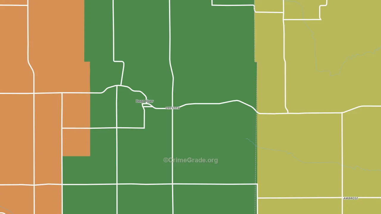 52222, IA Map of Drug-Related Crime Rates
