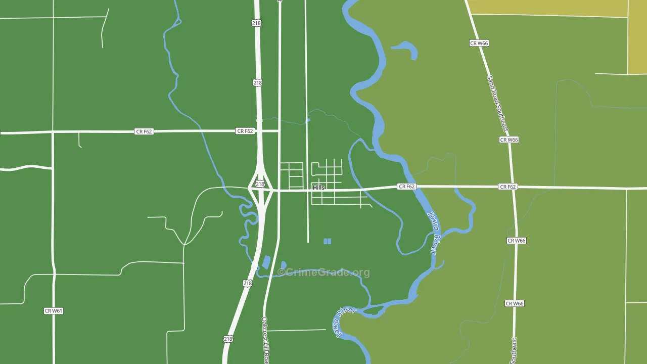 52235, IA Map of Drug-Related Crime Rates