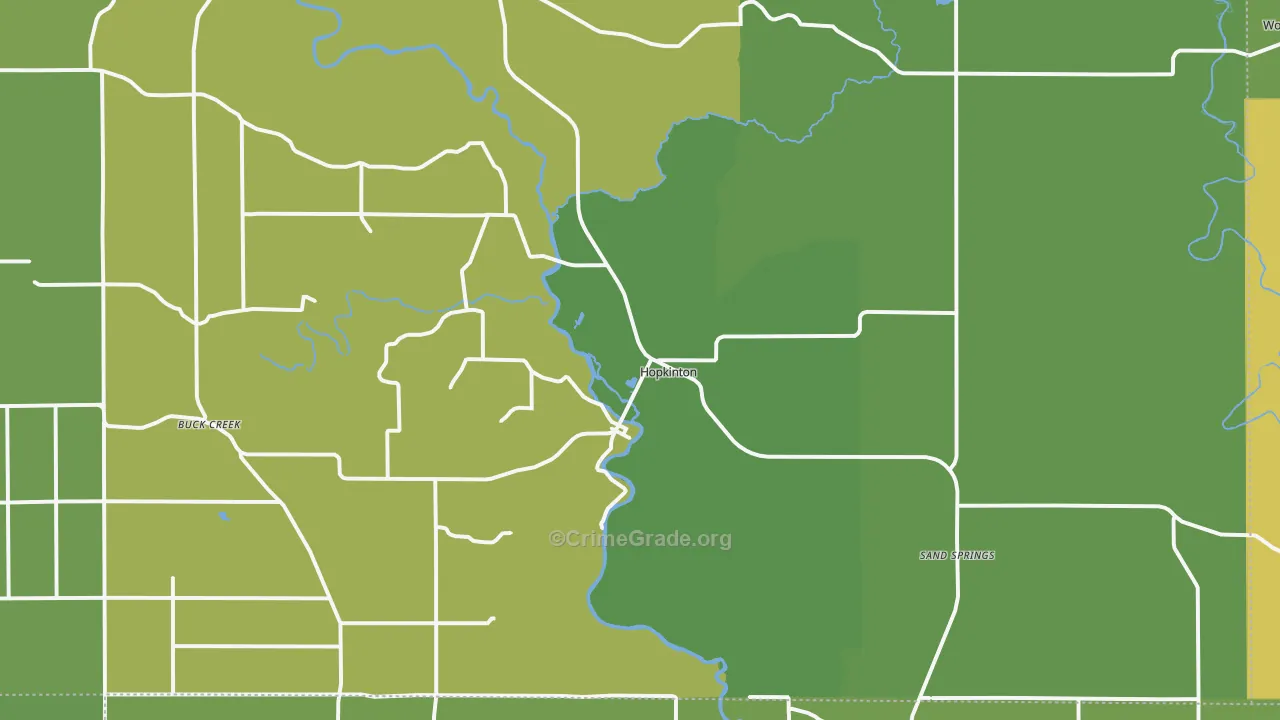 52237, IA Map of Drug-Related Crime Rates