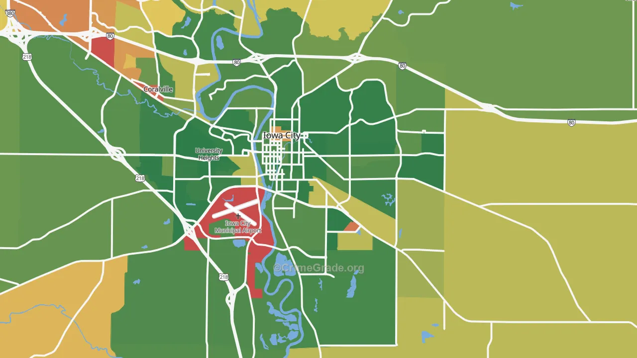 52240, IA Map of Drug-Related Crime Rates