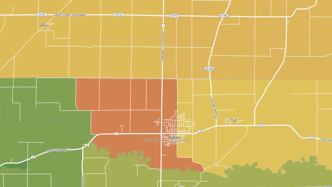 52247, IA Map of Drug-Related Crime Rates