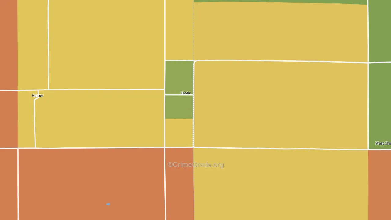 52248, IA Map of Drug-Related Crime Rates
